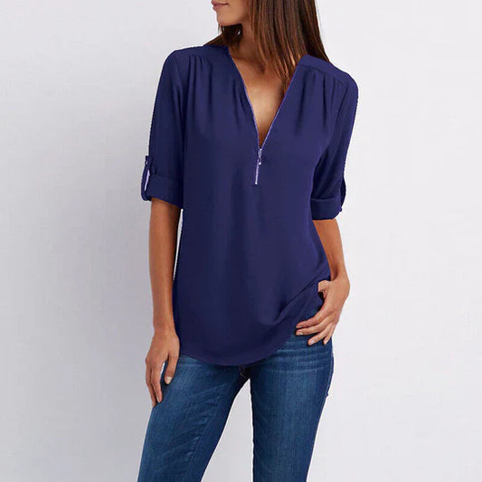 Roswitha - Bequemes Lockeres Top