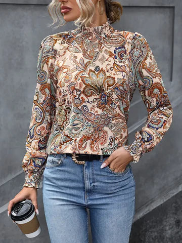 Falka - Elegantes langärmeliges Top