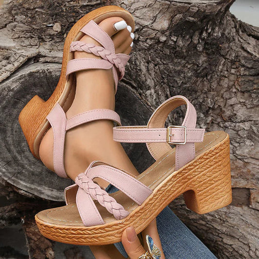 Giuliana - Mode Geflochtene Sandalen