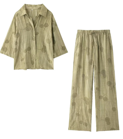 Berit - Trafza Luxury Casual Tencel Jacquard