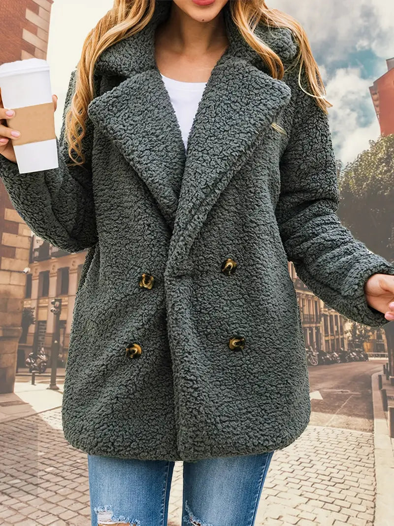 René | Luxuriöse Teddyjacke für die kalte Jahreszeit