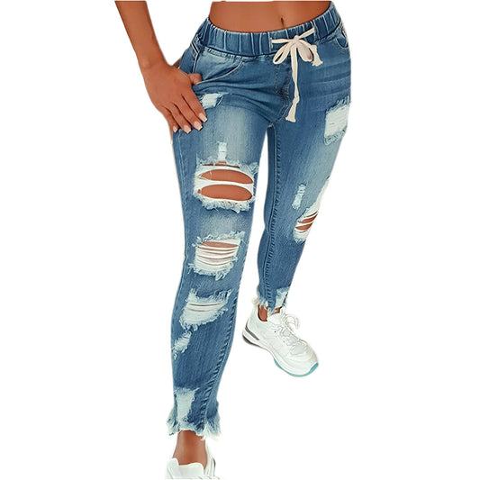 Florinda | Vintage Distressed High-Waist Jeans