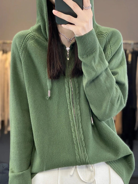 Chay | Luxuriöser Kapuzen-Cardigan