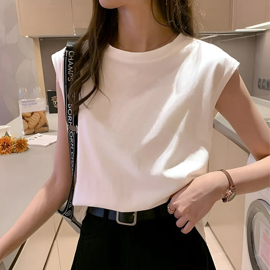 Drina | Elegantes ärmelloses Tanktop für den Arbeitsweg
