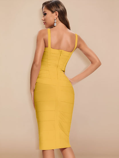 Indira | Elegantes Vintage Bandage Kleid