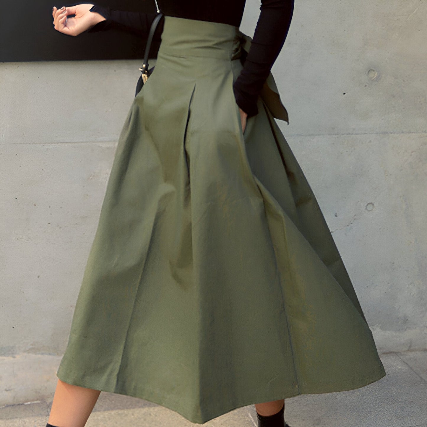 Malena | Damen koreanische Mode langen Rock