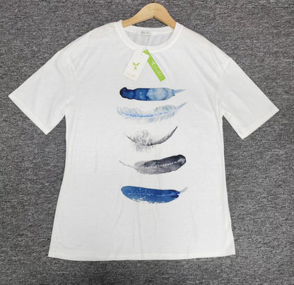SpringStil - Freedom Feather T-Shirt mit kurzen Ärmeln
