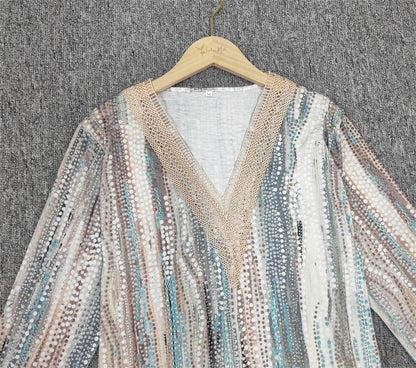 SpringStil - Dreamy Print 3/4-Ärmel Top