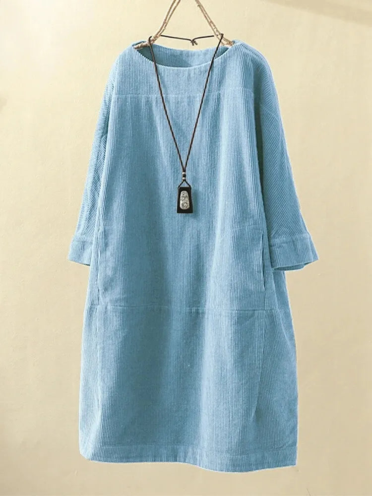 ELESA - Kleid aus Cord