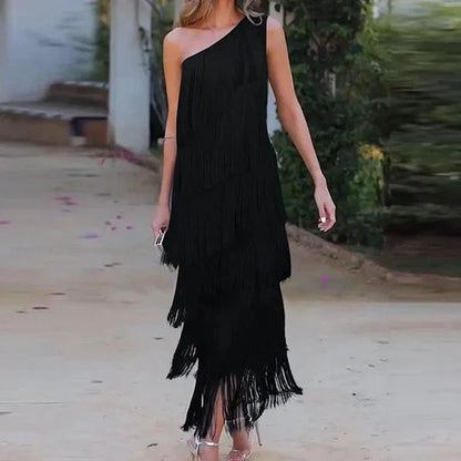 Theresia - Stilvolles One-Shoulder-Kleid