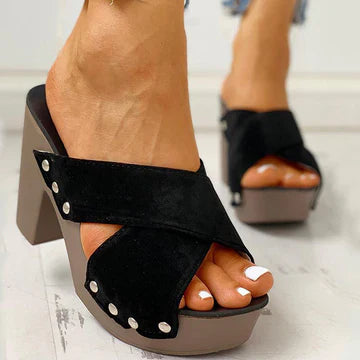 Syra Marie - Sandalen mit klobigem Absatz