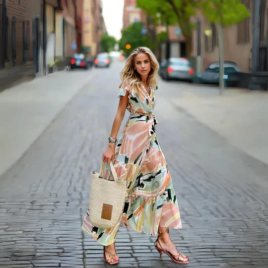 Geba - Elegantes Print-Kleid