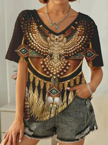Odilia - Kurzärmeliges Damen-Top