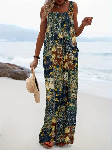 Garbina - Jumpsuit mit quadratischem Ausschnitt
