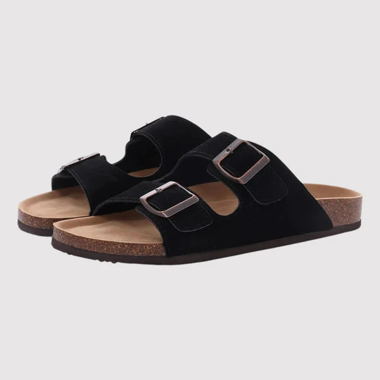 Helga - Klassische Damen-Schnallensandalen