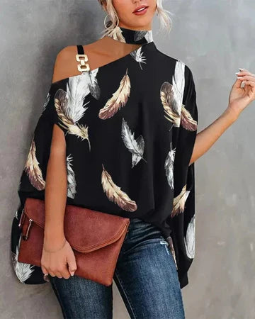 Olive - Elegantes schulterfreies Top