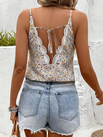 Kamila - Camisole-Top mit floralem Muster