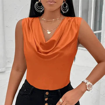 Niamh - Elegante Satin Tank Tops