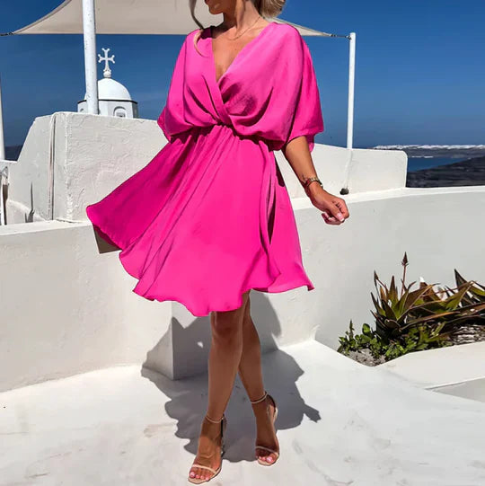 Xaveria - Kleid mit V-Ausschnitt