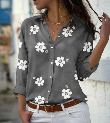 Mia - Bluse Mit Blumenmuster