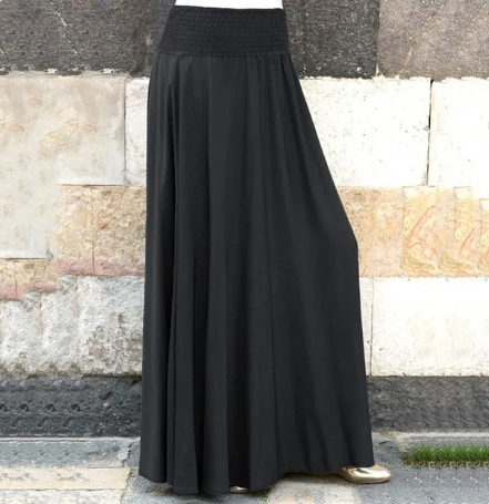 Gisela - Damen Langer Muslimischer Rock Mode