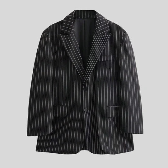 Gabi - Gestreifter Mode-Blazer