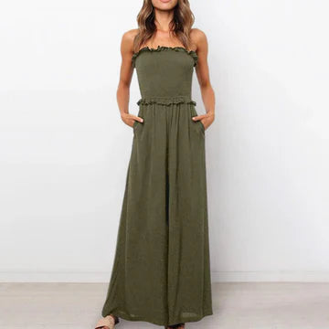 Jovana - Schulterfreie Jumpsuits