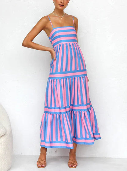 Talea - Gestreiftes Maxikleid