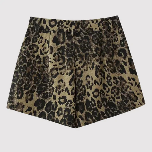 Frances - Shorts Mit Leopardenmuster