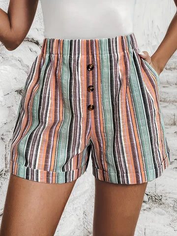 Kaira - Shorts mit kontrastierenden Streifen