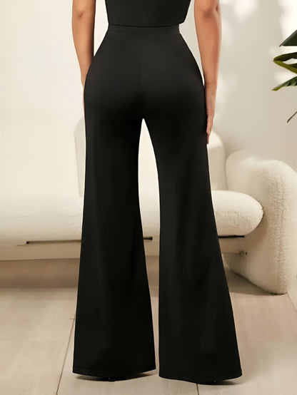 Ariane | Elegante Flare-Jeans mit Spitzenapplikationen