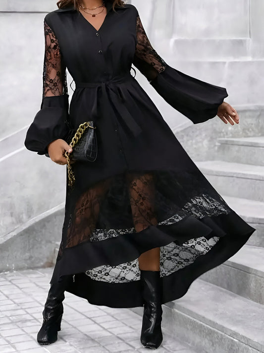 Abella | Elegantes Damenkleid mit V-Ausschnitt