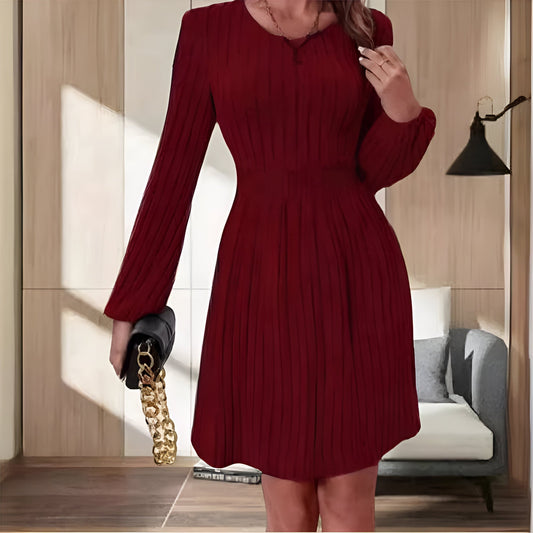 Adela | Elegantes Strick-Midi-Kleid