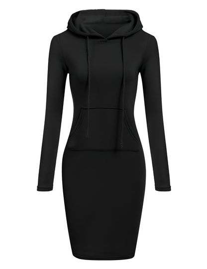 Leonie | Gemütliches & Schickes Kapuzen-Sweatshirt-Kleid für den Herbst