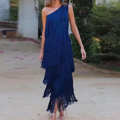 Theresia - Stilvolles One-Shoulder-Kleid