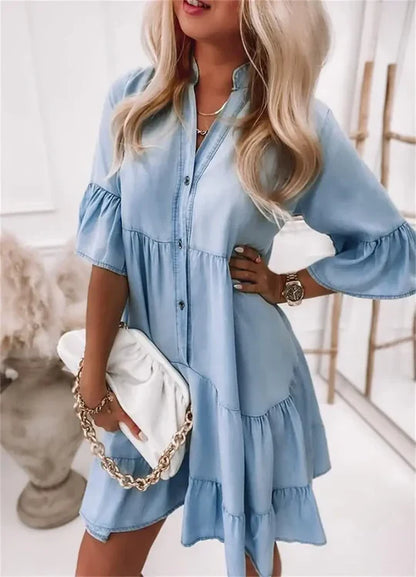 Sybille - Denim-Kleid Für Frauen