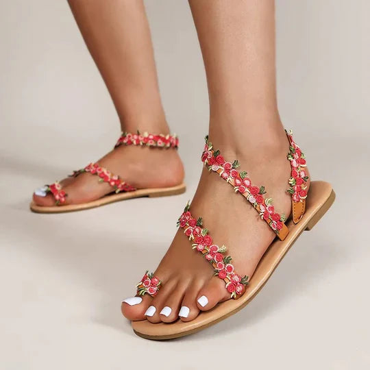 Trisha - Sandalen mit floralem Muster