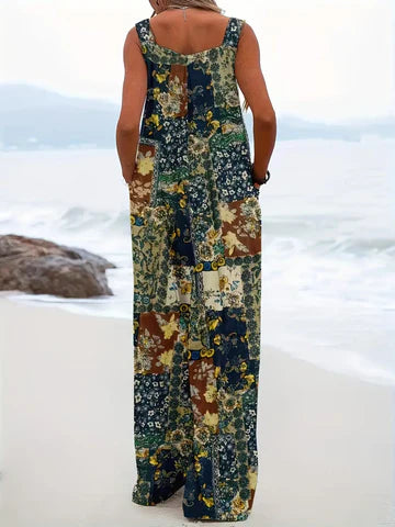 Garbina - Jumpsuit mit quadratischem Ausschnitt