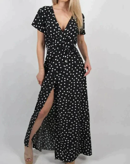 Rosalie - Langes Kleid Mit Seitenschlitz