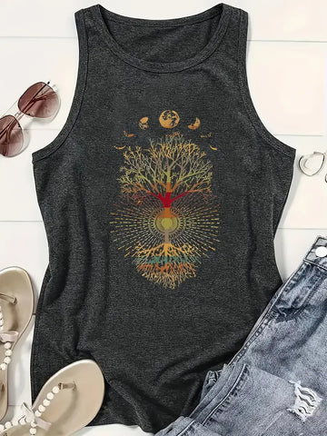 Fauna - Damenmode ärmelloses Tank-Top