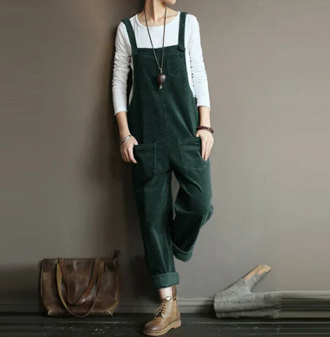 Olina - Lässiger Cord-Jumpsuit