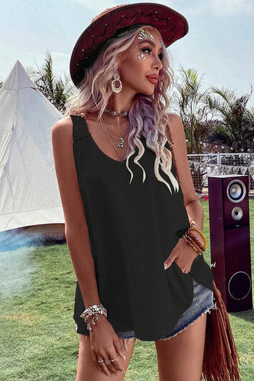 Ricarda - Ärmelloses Boho-Top