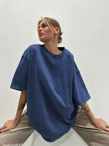Kaia - Retro-T-Shirt aus Baumwolle