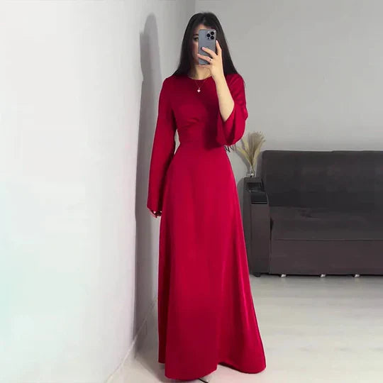 Acco - Lange Frauenkleider Aus Satin