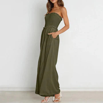Jovana - Schulterfreie Jumpsuits