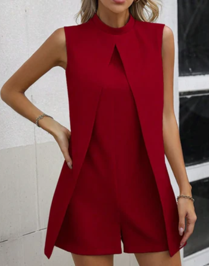 Ondrea - Eleganter ärmelloser Jumpsuit