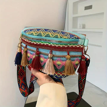 Leanne - Umhängetasche im Retro-Ethno-Stil