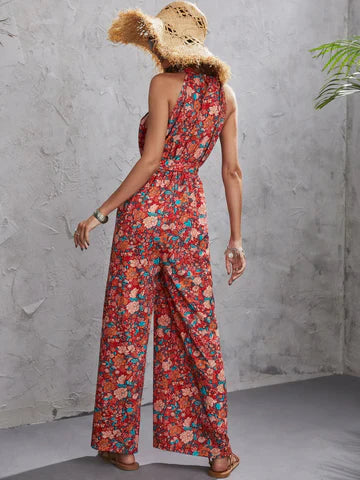 Geertje - Geblümter Halter-Overall