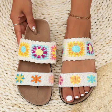 Lana -  Flache Gleitsandalen für Frauen