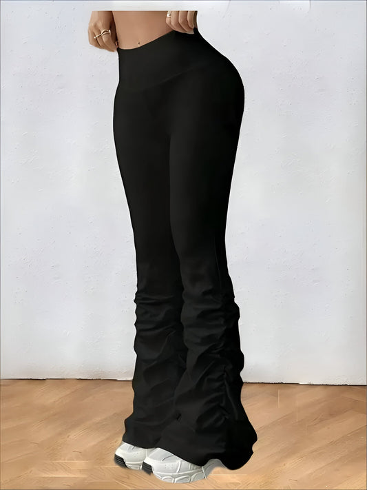 Lesley | Trendige High-Waist Flared Pants für einen mühelosen Stil